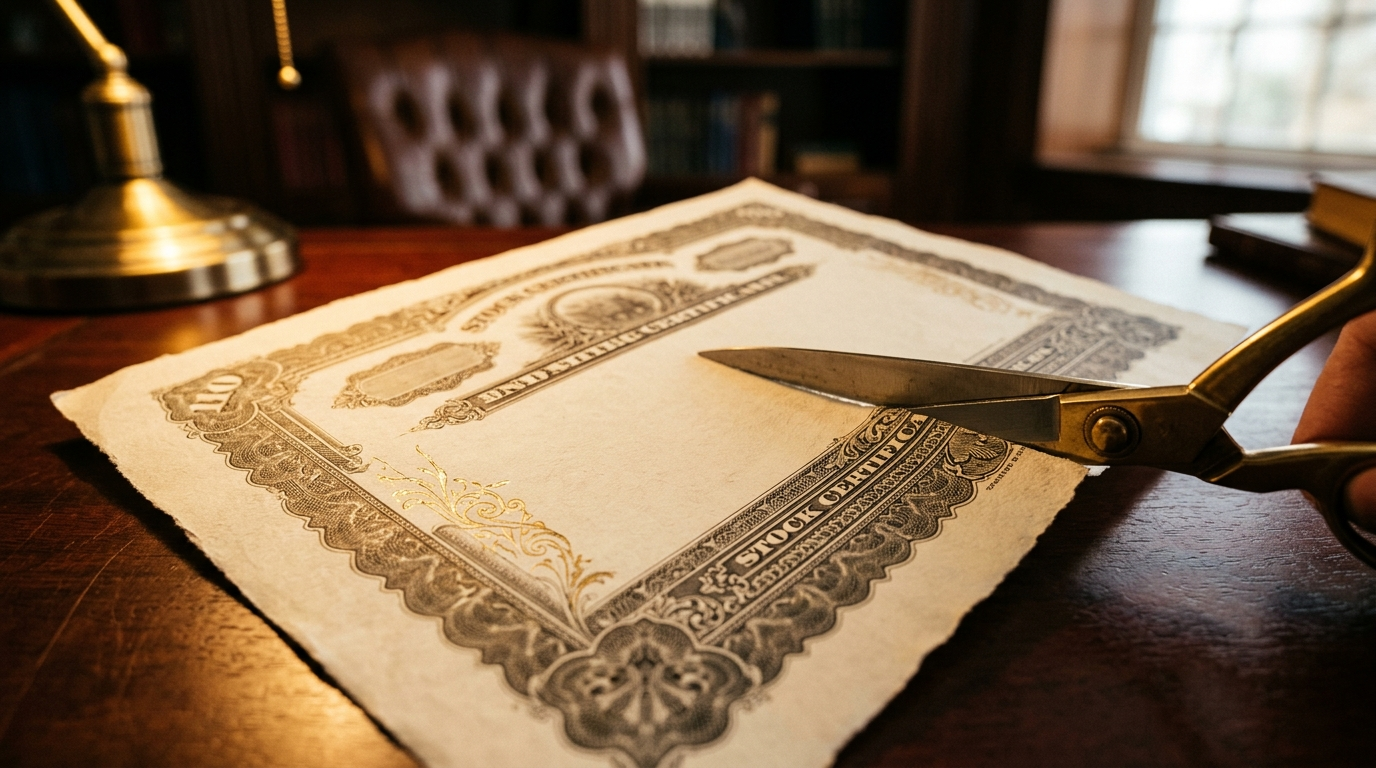 Blue liquid being diluted with clear water in a glass beaker, illustrating the concept of stock dilution