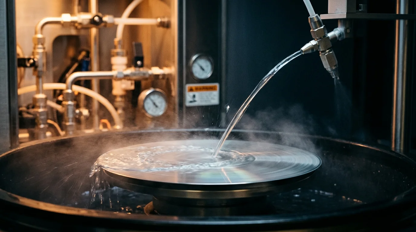 A chip-cleaning system is expected to save about 400 tons of sulfuric acid per tool yearly