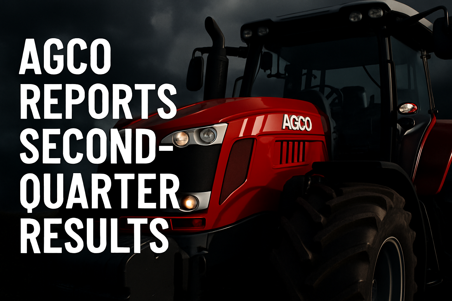 AGCO Q2 Earnings: Sales Drop 19%, Raises 2025 Guidance Despite Farm ...