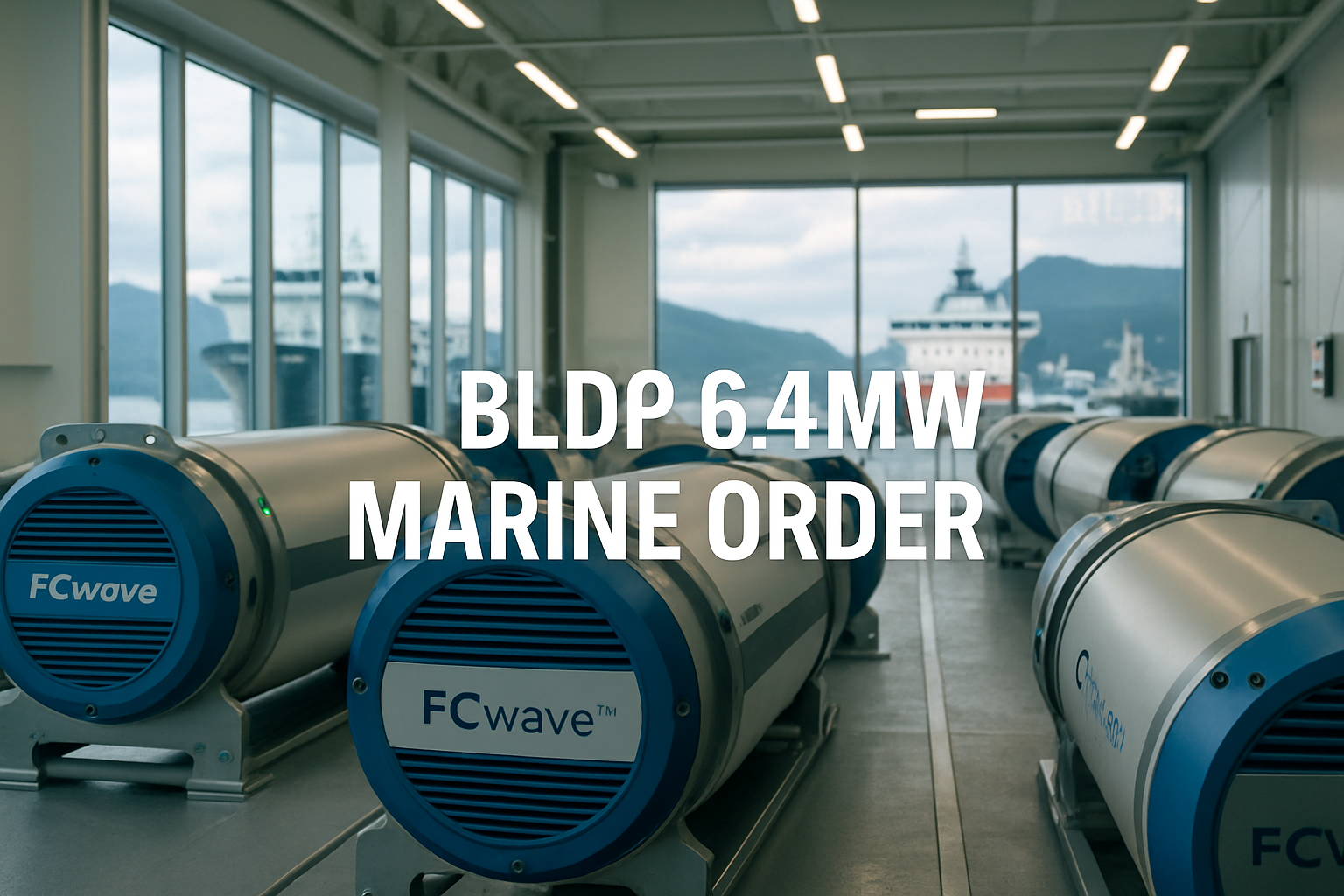 Ballard Power Systems Announces Major Fuel Cell Engine Order for Samskip Vessels