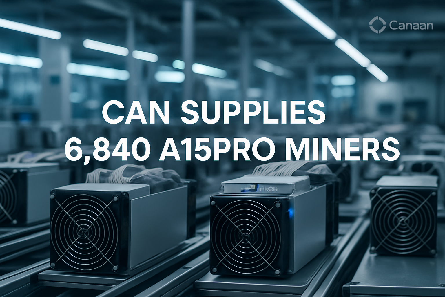 Canaan Secures 6,840 Bitcoin Miner Order From Cipher Mining | CAN Stock News