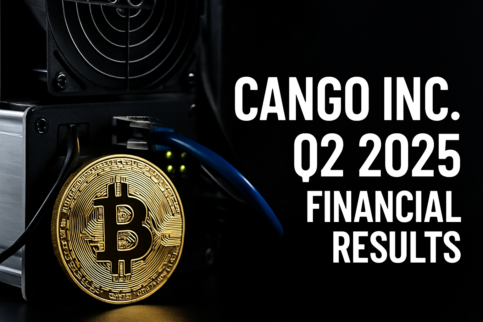 Cango Reports Q2: $139.8M Revenue, Bitcoin Mining Capacity Hits 50 EH/s |  CANG Stock News