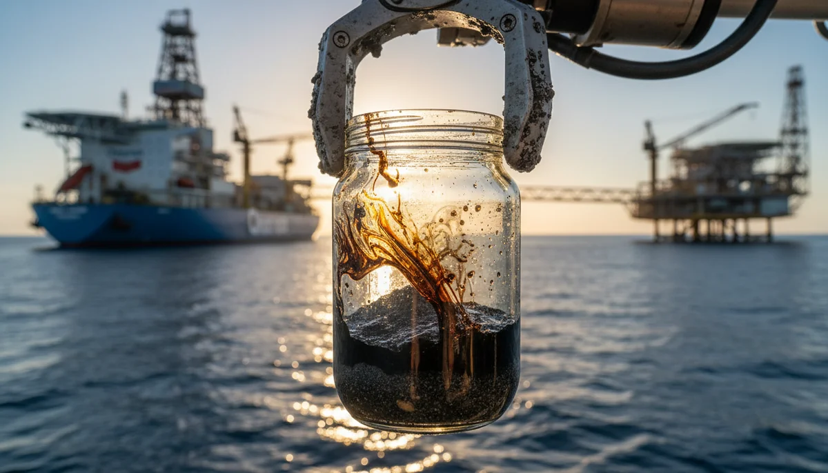 A Gulf well 125 miles off Louisiana hits oil, with Chevron aboard