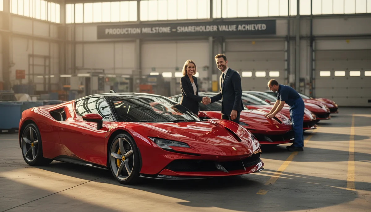 1 News Article Image Ferrari shareholders approve €640M payout and renew buyback authority