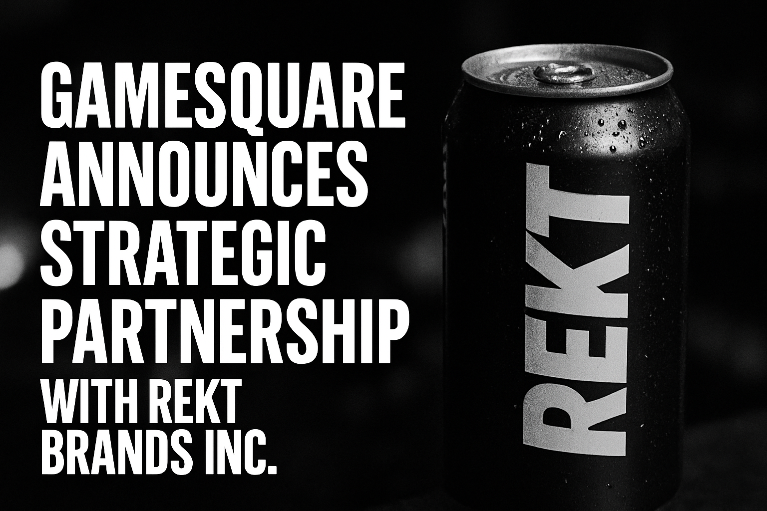 GameSquare Lands $2M Agency Deal with Web3 Brand Rekt Drinks | GAME Stock  News