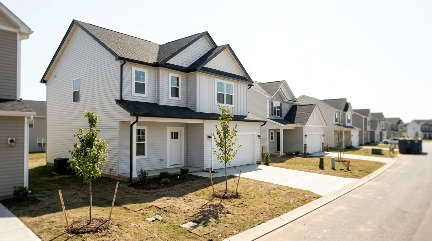 A new Texas neighborhood includes quartz counters and kitchen appliances at no extra cost
