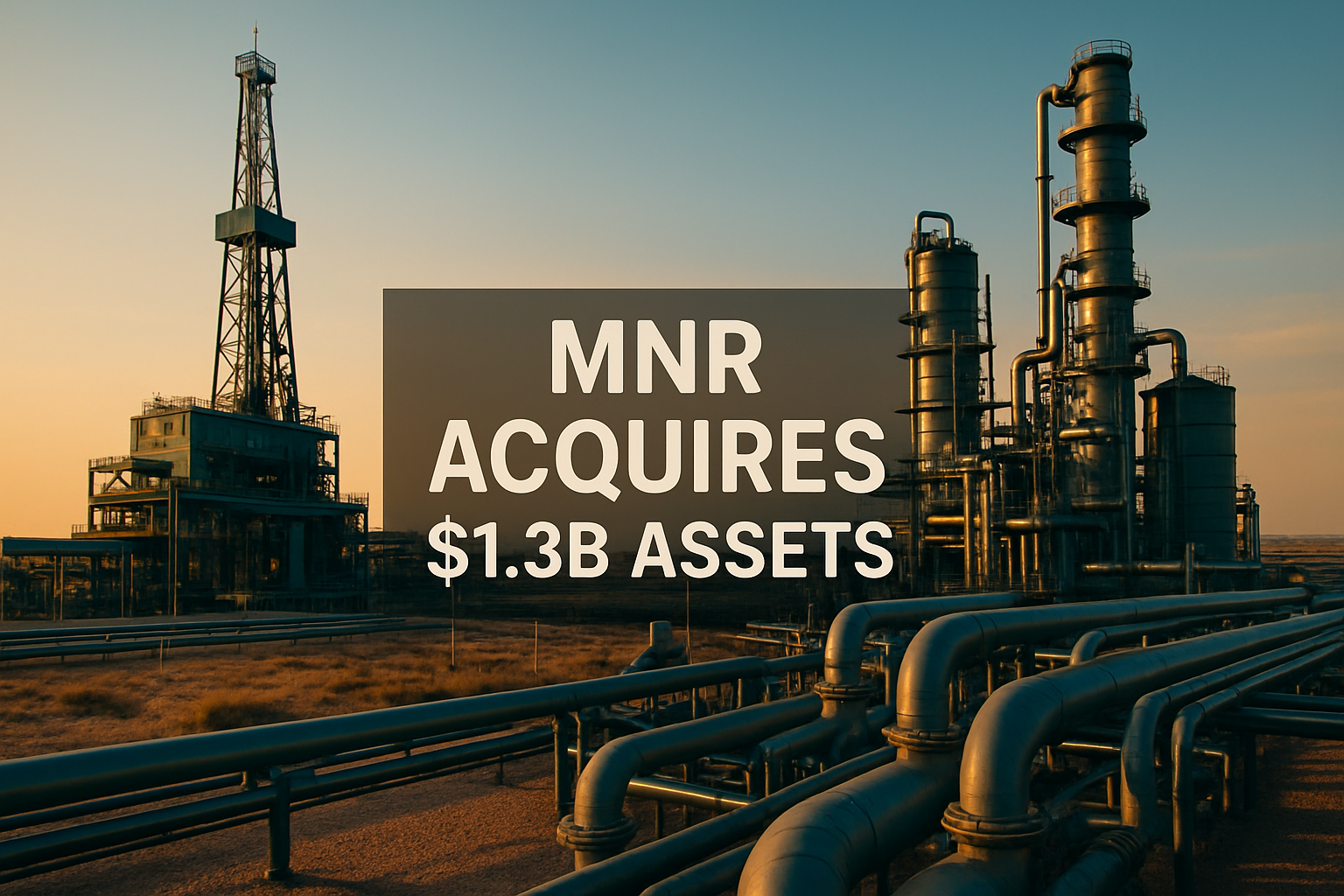 Mach Natural Resources Announces $1.3B Dual Basin Acquisition, Doubles Production | MNR Stock News