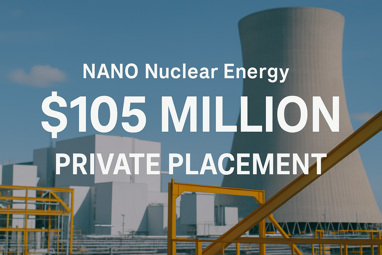 NANO Nuclear Raises $105M in Private Placement for Advanced Nuclear - Is Nano Nuclear Energy A Good Investment