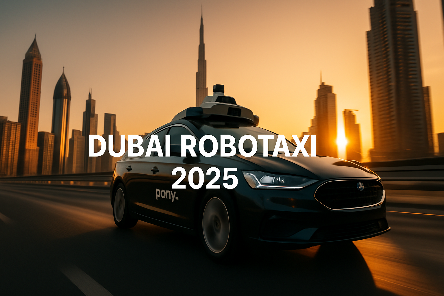 小马AI扩展了全球Robotaxi Empire：迪拜发射是第五主要市场进入