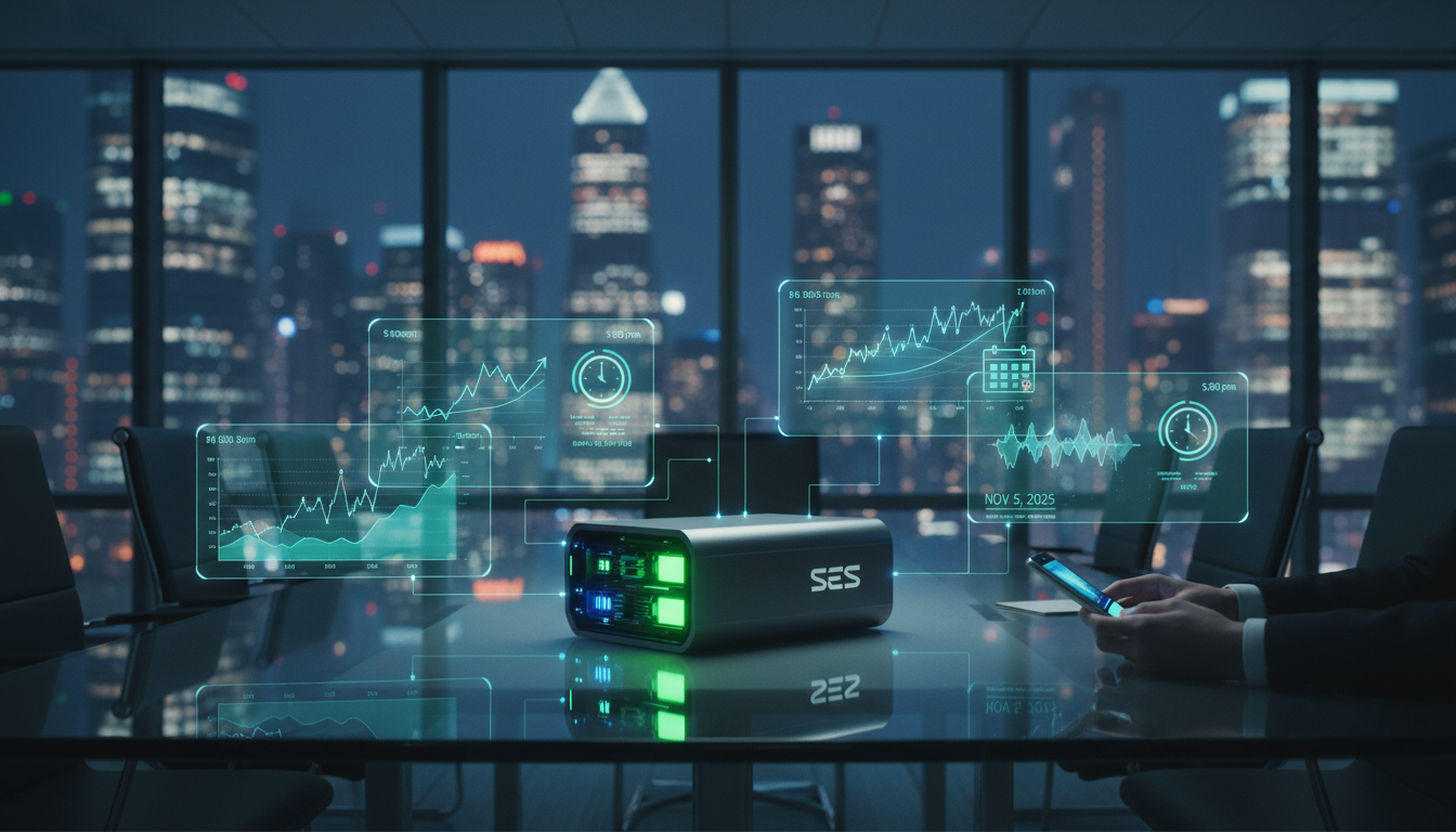 Nov 5 Q3 2025 Results: SES AI to Release Financials and Host Conference Call at 5:00 PM ET - Stock Titan