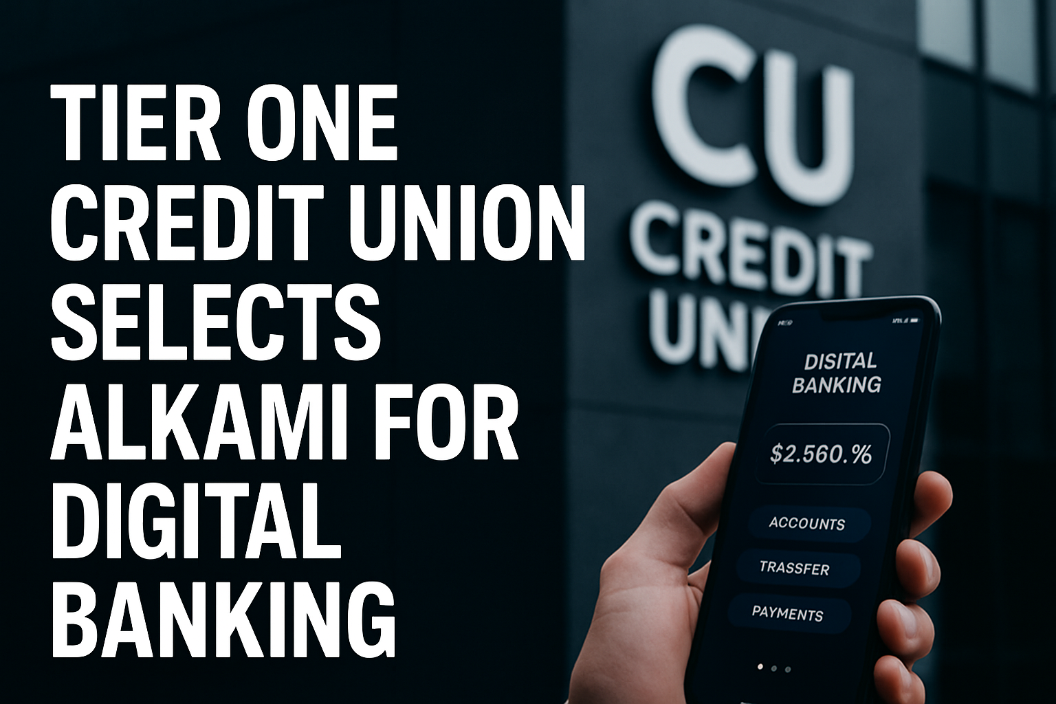 Major Credit Union With 350,000 Users Chooses Alkami Digital Banking Platform