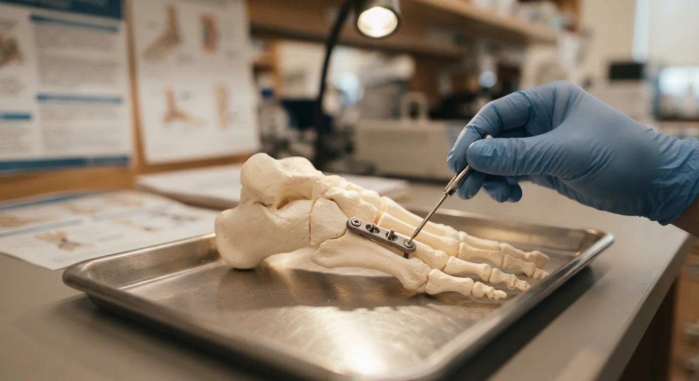 96.6% of patients showed healing after foot surgery