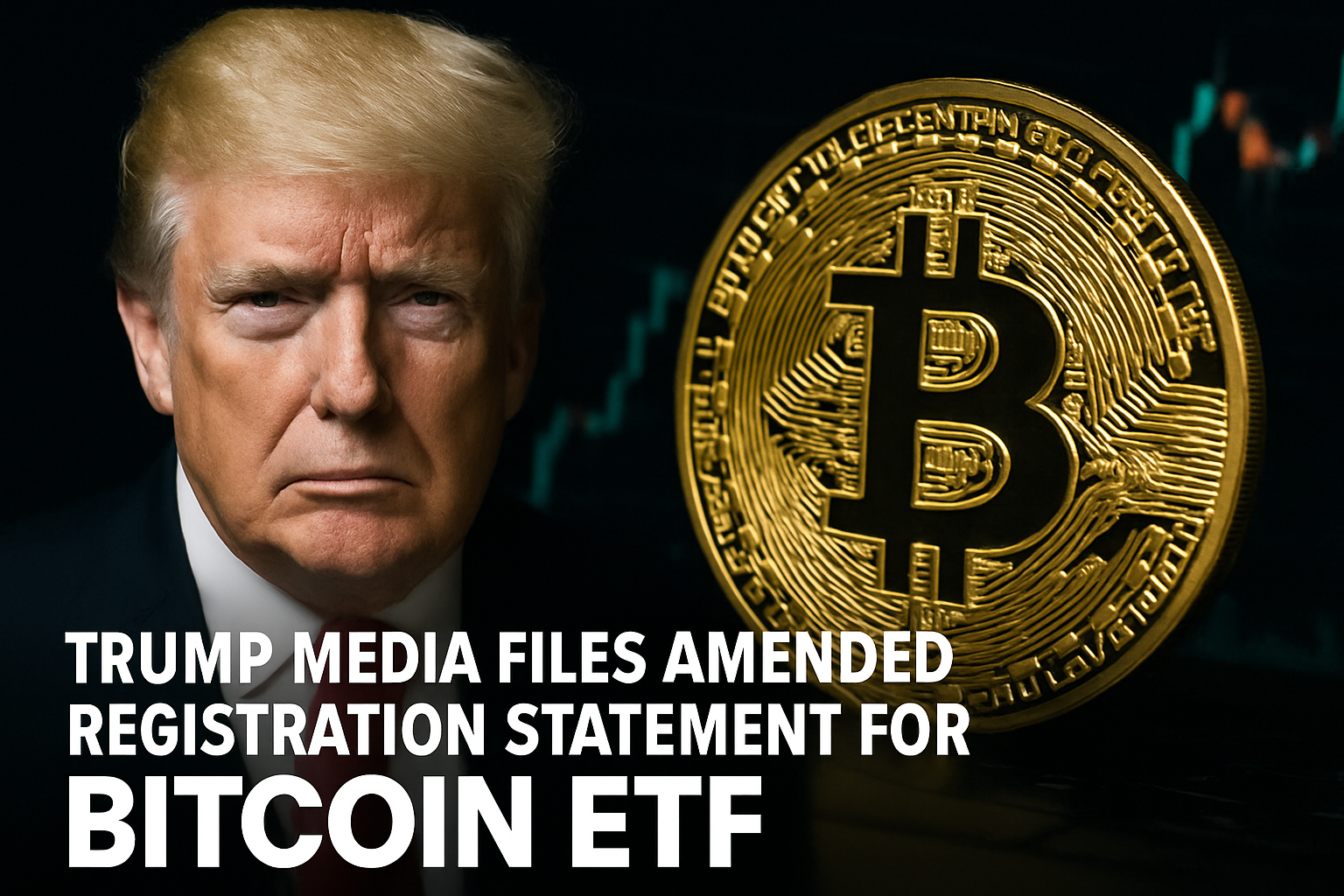 Trump Media Files Bitcoin ETF Registration with SEC | DJT Stock News