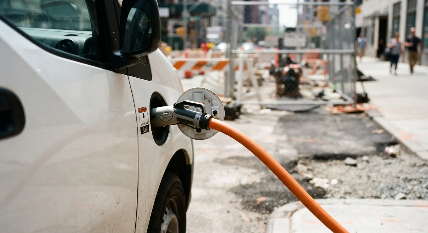 Xos mobile chargers deploy in days, versus 6–18 months for typical upgrades